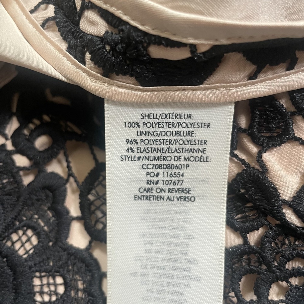 Alice + Olivia Shorts Women Sz 2 Black Lace Lined Hot Pants Festival Booty Short - Picture 12 of 13